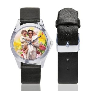 Customized picture Leather watch