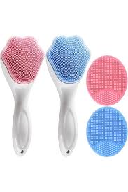 Practical Creative Deep Clean Reusable Kitty Claw Shape Cleansing Brush Face Exfoliating Tool for Daily Use Silicone Face Brush
