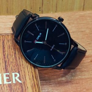Men Watch Leather Strap Fashion