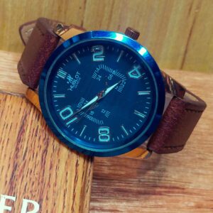 Men Watch Leather Strap Fashion
