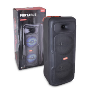 KTS-2036 Dual 8-inch Portable Bluetooth Speaker with Wireless Microphone