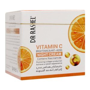 Dr.Rashel VITAMIN C NIGHT Cream 50G for Brightening & Anti-Aging Moisturizing (Dvcn)