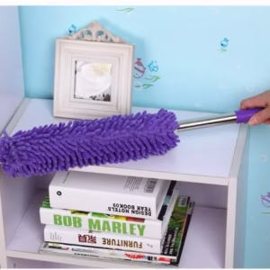 Portable Chenille Long Handle Extendable Microfiber Duster for Outdoor Office Home and Car Use