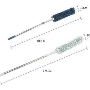 Portable Chenille Long Handle Extendable Microfiber Duster for Outdoor Office Home and Car Use