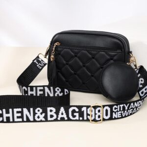 Luxury fashion bag for women padded crossdressing bag casual handbags handful mobile phone bag