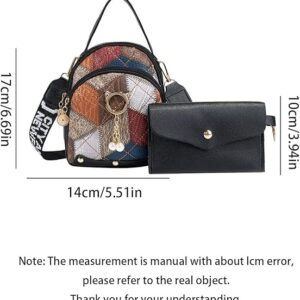 Geometric Holiday Women's Handbag Set 2 Piece