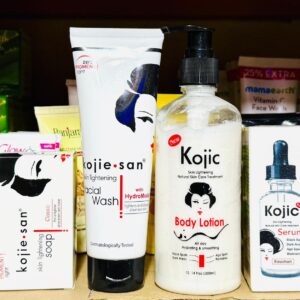 Kojie San & Roushun Skin Lightening Combo – 4-in-1 Complete Brightening Kit