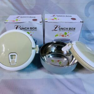 Single Layer Lunch Box Tier Stainless Steel Thermal Insulated Stackable Hot Food Container Boxes